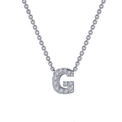 LETTER G PENDANT NECKLACE