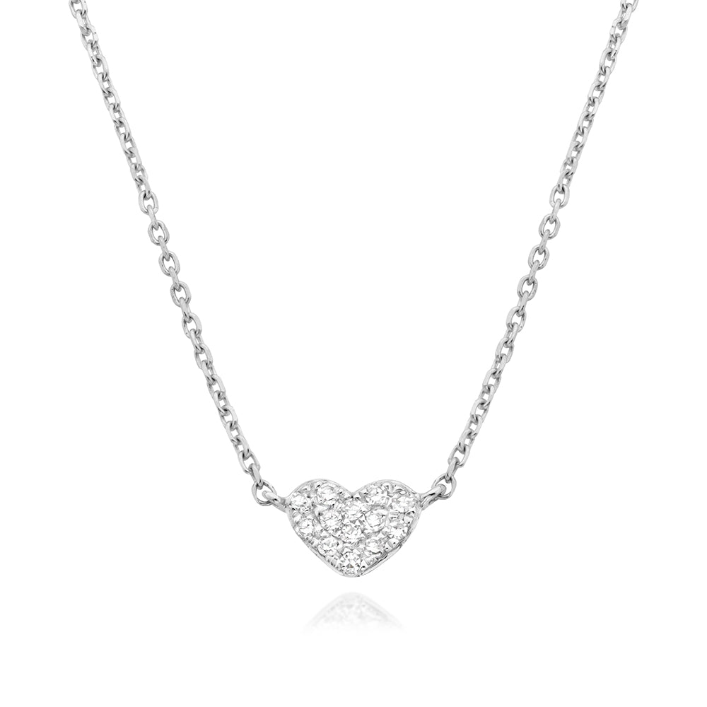 MINI DIAMOND HEART NECKLACE
