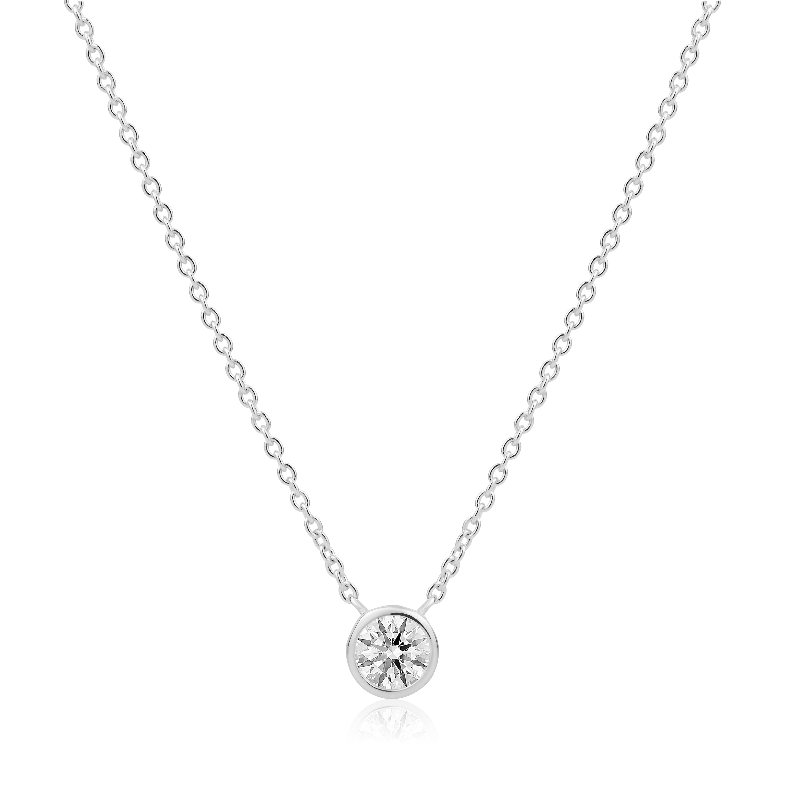 CLASSIC SINGLE STONE NECKLACE
